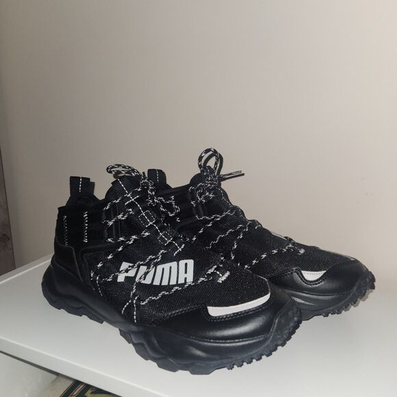 New Men's 7M PUMA 376693-01 Ember Demi Trail Running Walking Shoes Sneakers Blk - Picture 1 of 5